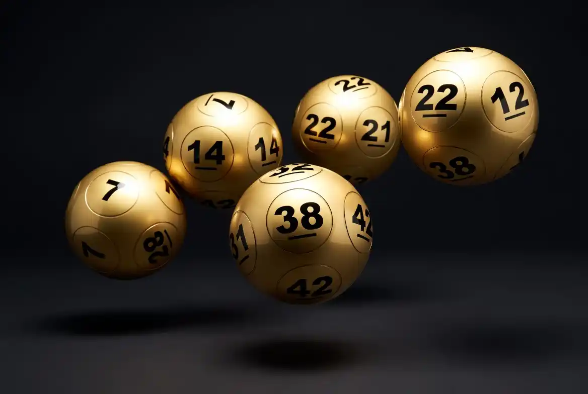Golden lottery balls